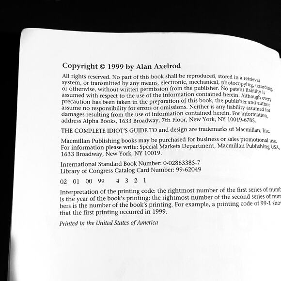 The Complete Idiot’s Guide to 20th-Century History - Alan Axelrod 1999 Paperback - Picture 5 of 8